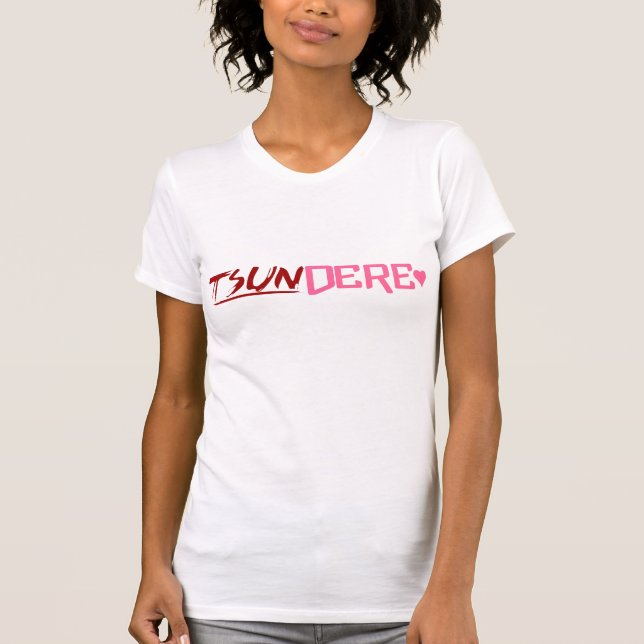 T-shirt réservoir de tsundere (Devant)