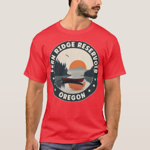 T-shirt Réservoir Fern Ridge Oregon Sunset