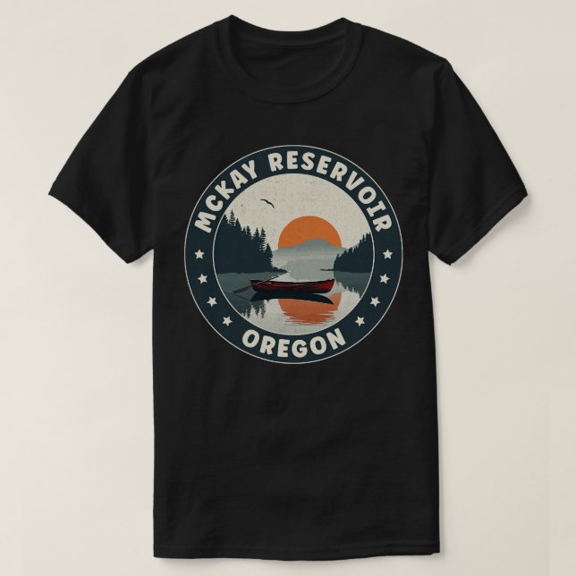 T-shirt Réservoir McKay Coucher de soleil de l'Oregon (Design devant)