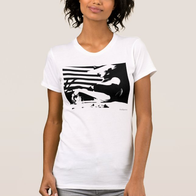 T-shirt Réservoir Noir de femme (Devant)