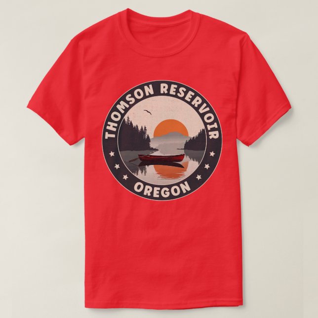 T-shirt Réservoir Thomson Oregon Sunset (Design devant)