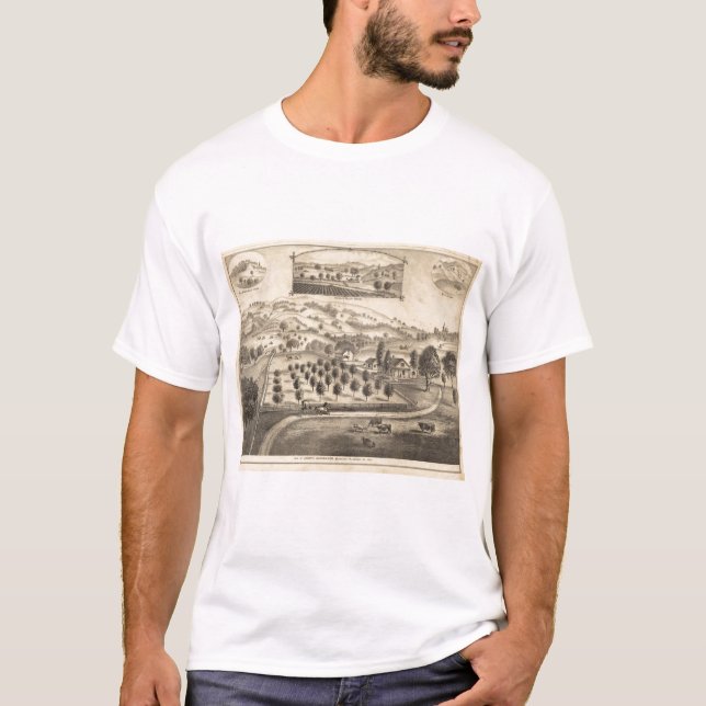 T-shirt Résidence de Joseph Alexandre, Mendocino (Devant)