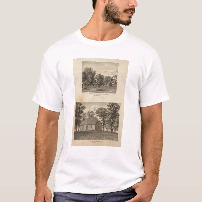 T-shirt Résidence Stuart d'église d'Augusta (Devant)