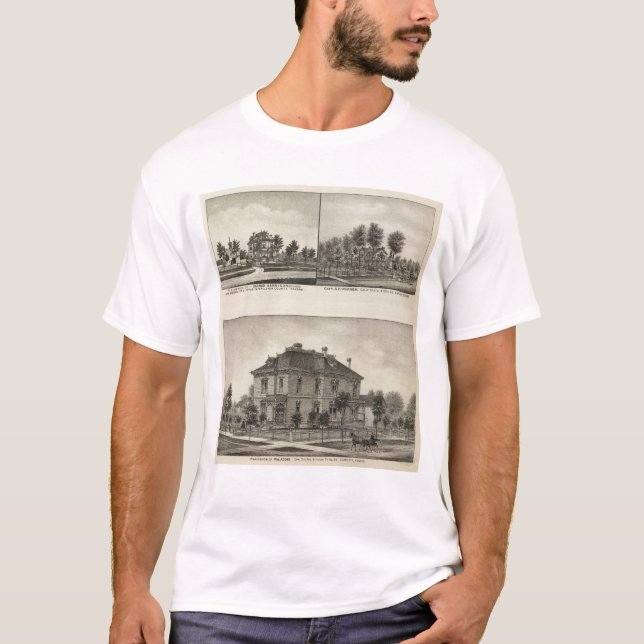T-shirt Résidences au Kansas (Devant)