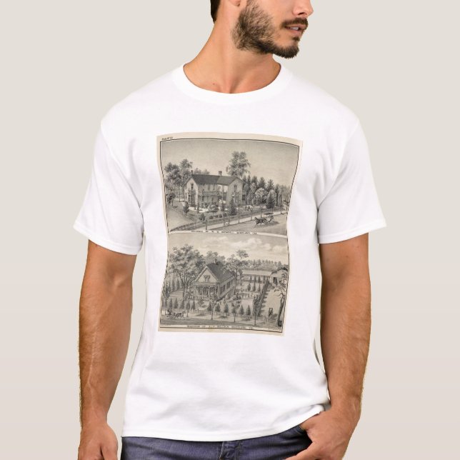 T-shirt Résidences de région boisée (Devant)