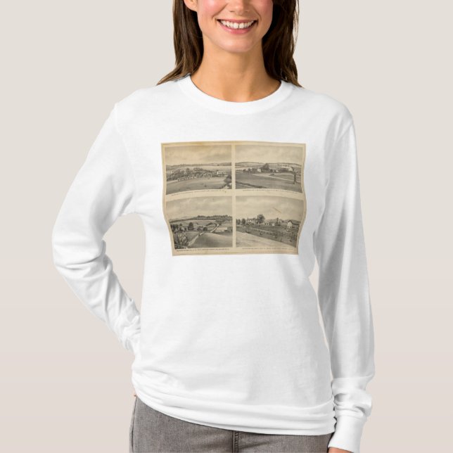 T-shirt Résidences du comté d'Augusta (Devant)