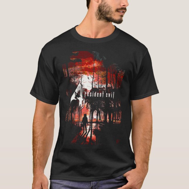 T-shirt Resident Evil 4 Resident gift Resident gift (Devant)