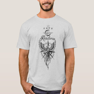 T-shirt Résilience du destin & esthétique de ligne gothiqu