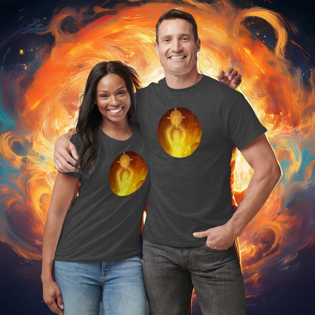 T-shirt Résilience luminescente orange (Créateur téléchargé)