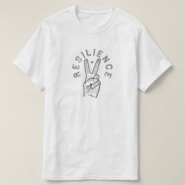 T-shirt Résilience – Symbole Motivationnel (Design devant)
