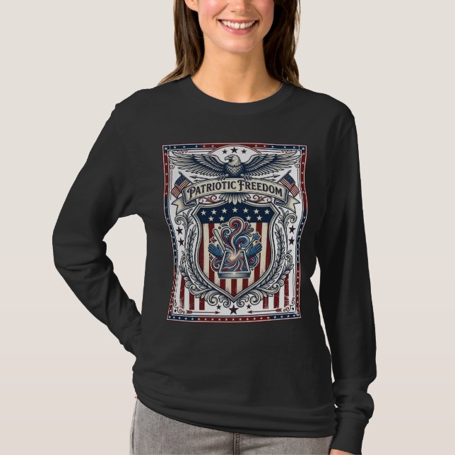 T-shirt Résine Patriotique (Devant)