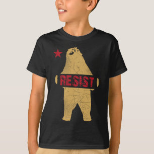 T-shirt Résistance à la chemise à ours de Californie