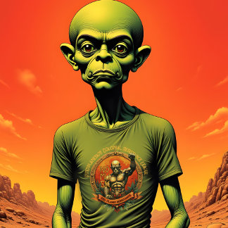 T-shirt Résistance à la planète rouge