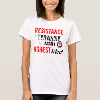 T-shirt RÉSISTANCE à la tyrannie