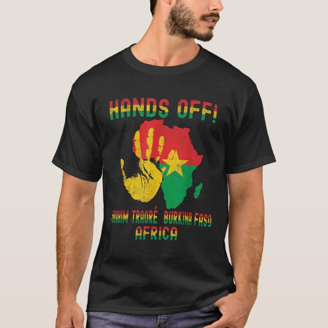 T-shirt Résistance Afrique Thomas Sankara Burkina Faso Ibr (Devant)