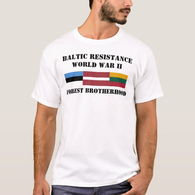 T-shirt Résistance baltique (Devant)