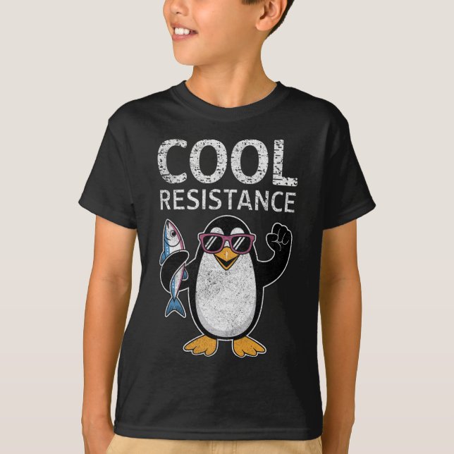 T-shirt Résistance Cool subtile Tarifs de pingouin protest (Devant)
