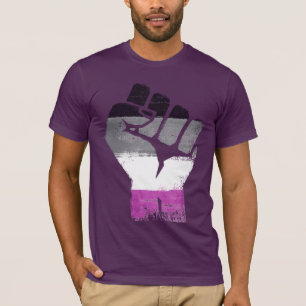 T-shirt Résistance de la fierté asexuée