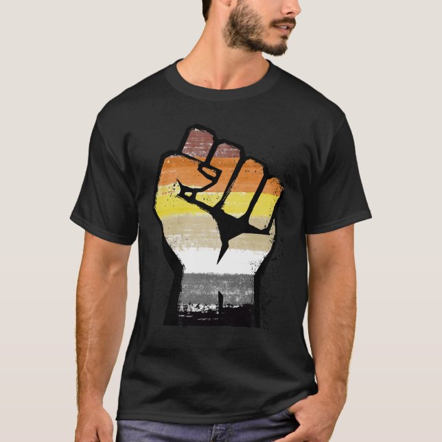 T-shirt Résistance de la fierté de l'ours (Devant)