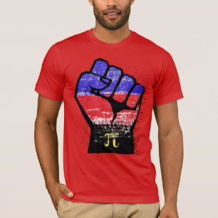 T-shirt Résistance de la fierté poly