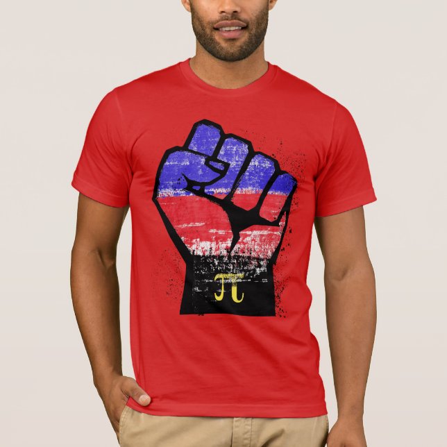 T-shirt Résistance de la fierté poly (Devant)