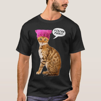 T-shirt Résistance des femmes Kitty dit que vous êtes Fire