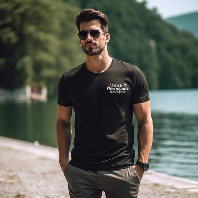 T-shirt Résistance Devient Devoir NZ Politique (Créateur téléchargé)