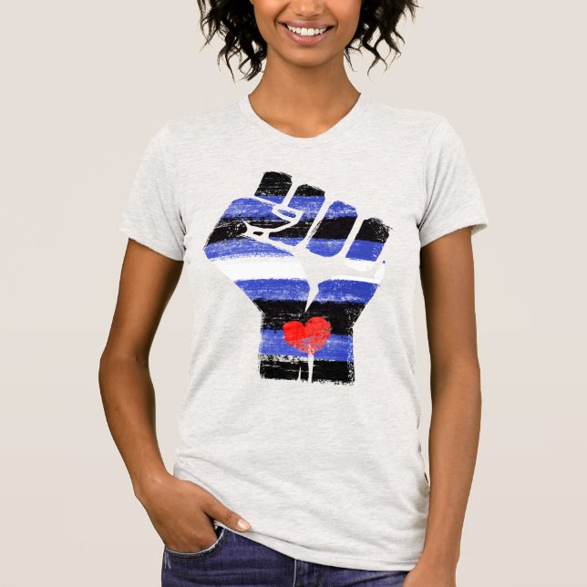 T-shirt Résistance en cuir (Devant)