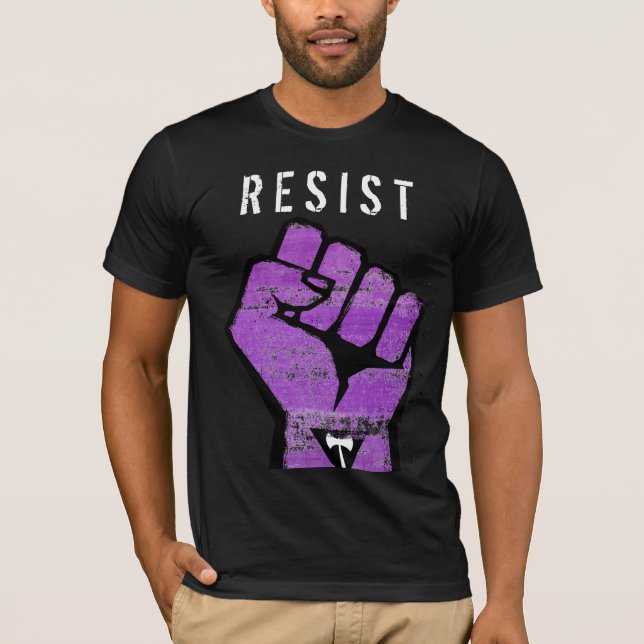 T-shirt Résistance lesbienne (Devant)