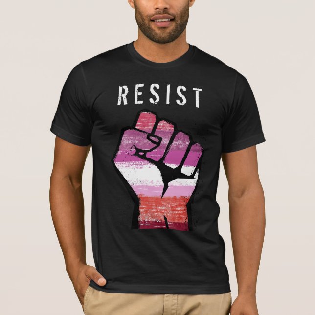 T-shirt Résistance lesbienne (Devant)