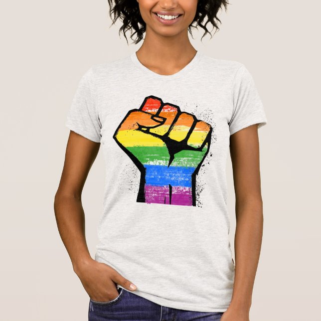 T-shirt Résistance LGBT (Devant)
