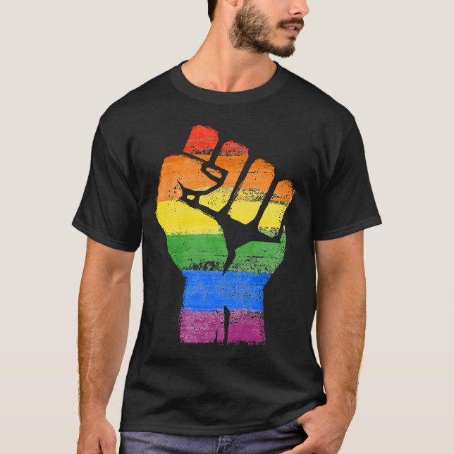 T-shirt Résistance LGBT (Devant)