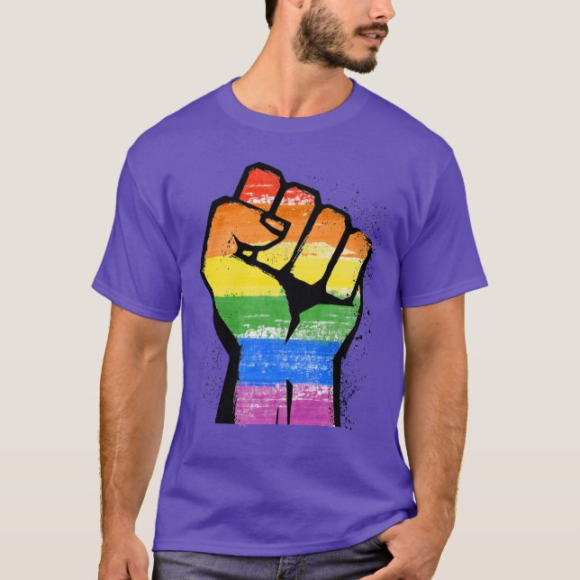 T-shirt Résistance LGBT (Devant)