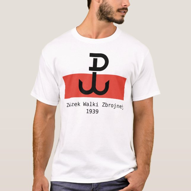 T-shirt Résistance polonaise (2ÈME GUERRE MONDIALE tôt) (Devant)