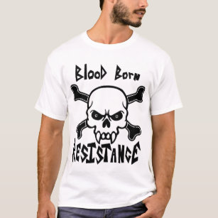 T-shirt Résistance-Victoire soutenue par sang ou Valhöll