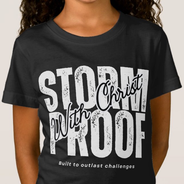 T-Shirt Résistant aux tempêtes avec le Christ (Créateur téléchargé)