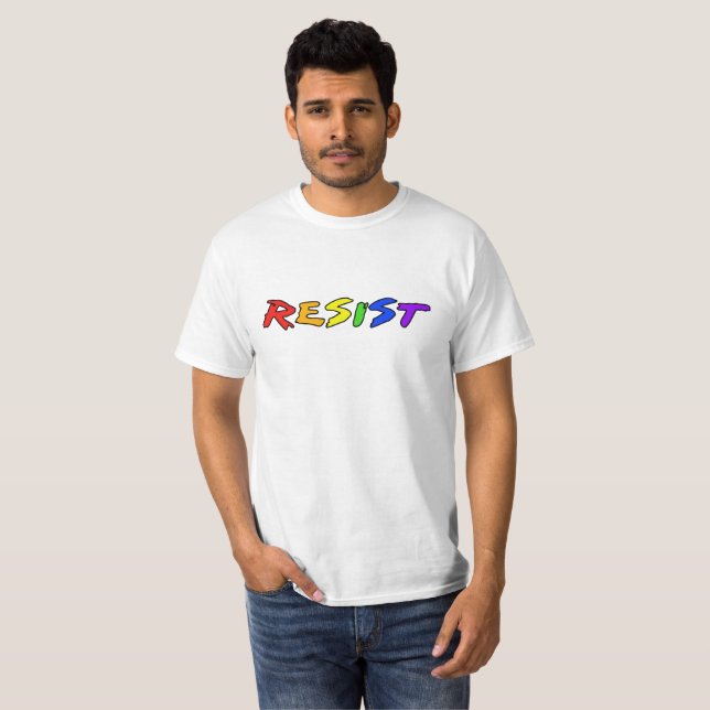 T-shirt Résiste avec Fierté (jusqu'à 4x!) (Devant entier)