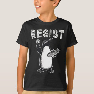 T-shirt Résister à la protestation politique de Penguin