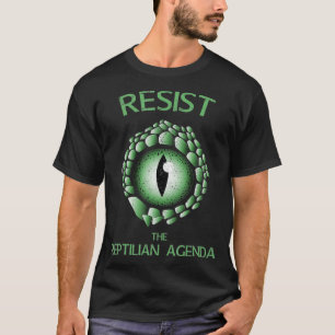T-shirt Résister À L'Agenda Républicain Théorie Du Conspir