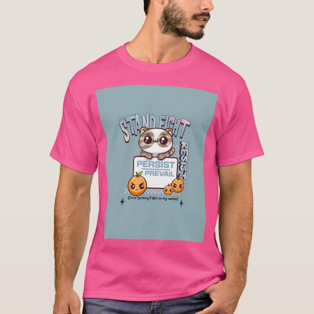 T-shirt Résister à persister Prevail (Devant)