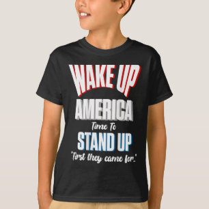 T-shirt Résister À Réveiller L'Amérique Le Temps De Se Ten