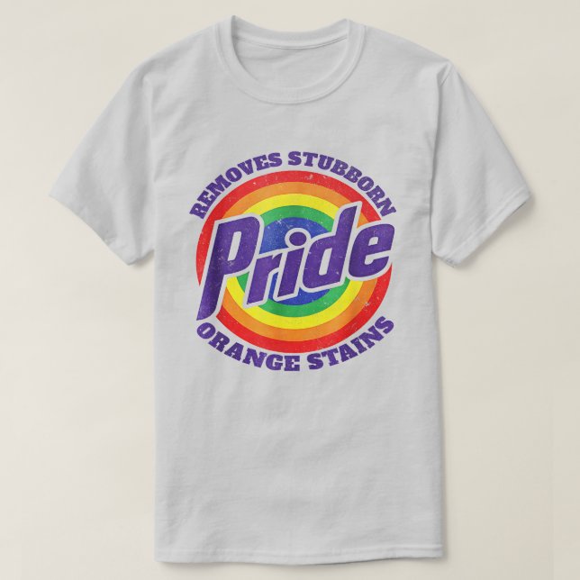 T-shirt Résister à Trump Supprimer Têtu Orange Tendance M (Design devant)