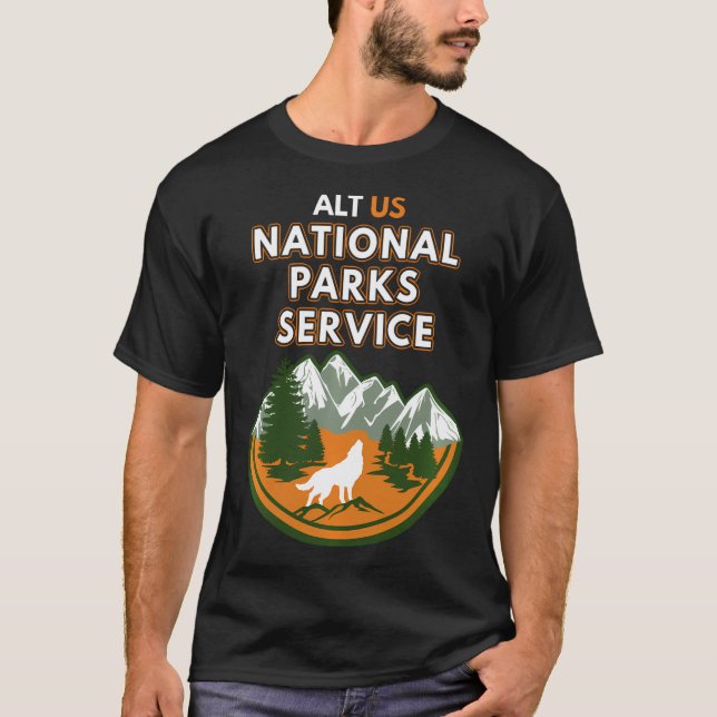 T-shirt Résister - Alt Us National Parks Service (Devant)