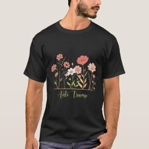 T-shirt Résister anti-trump Floral Botanique Libéral Activ