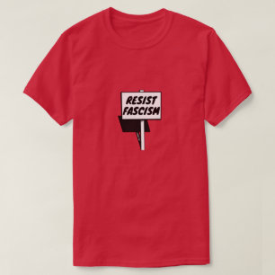 T-shirt Résister au fascisme - Une chemise anti-missiles