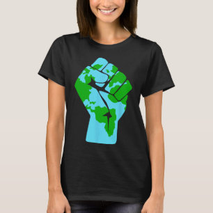 T-shirt #résister au réchauffement climatique, Terre Mère,