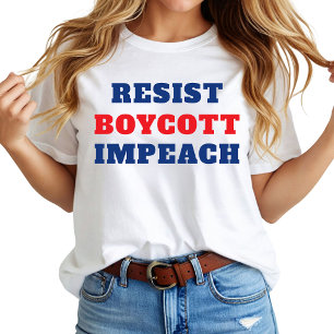T-shirt Résister Boycott Impeachment
