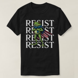 T-shirt Résister Grenouille