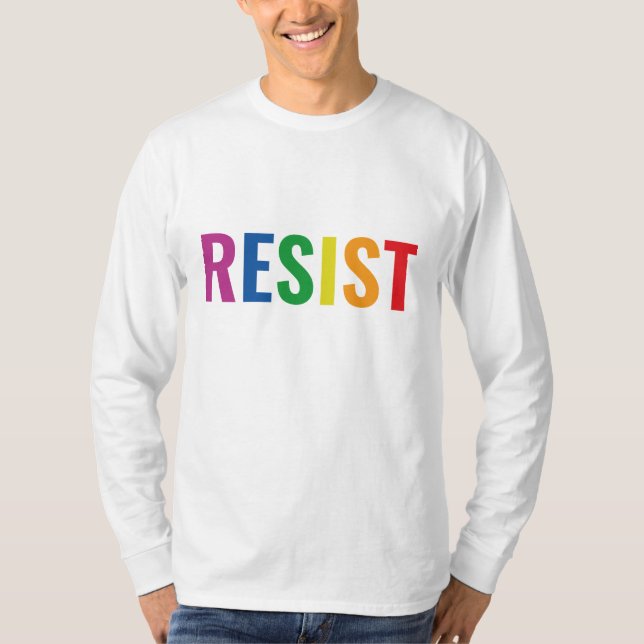 T-shirt Résister LGBT (Devant)