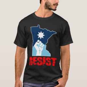 T-shirt Résister Poing Levant Minnesota